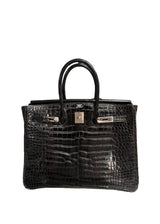 HERMES BIRKIN 35 CROCODILE BLACK