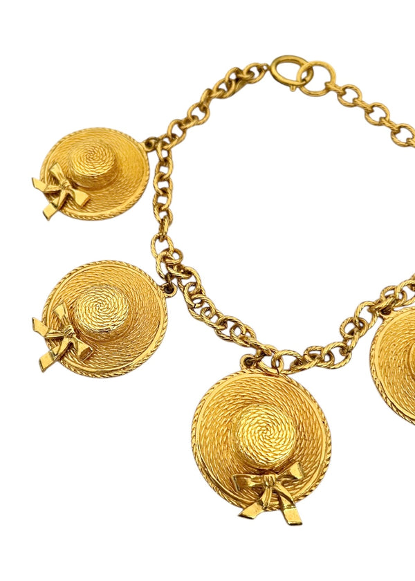 CHANEL SUN HAT VINTAGE NECKLACE