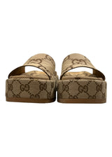 GUCCI WOMEN'S PLATFORM SLIDE SANDALS 36