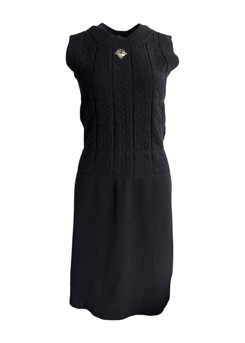 CHANEL BLACK DRESS 36