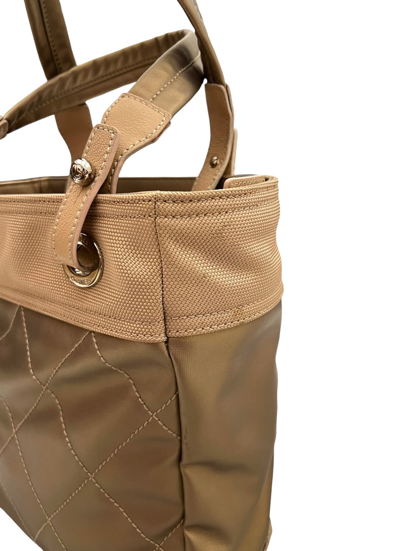 CHANEL BIARRITZ GOLD TOTE BAG