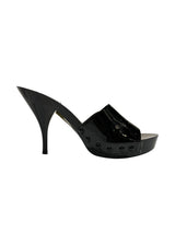 MIU MIU PATENT SANDALS 38