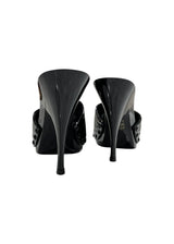 MIU MIU PATENT SANDALS 38