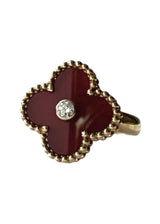 VAN CLEEF & ARPELS VINTAGE ALHAMRA 18K RING 48