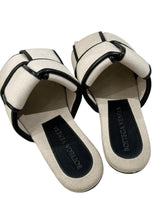 BOTTEGA VENETA PATCH SLIDE FLATS 37.5