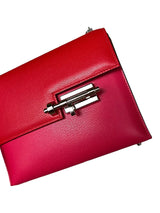HERMES VERROU ROSE EXTREME ROUGE DE COEUR CHEVRE