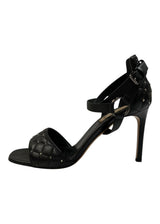 VALENTINO ROCKSTUD ANKLE STRAP SANDAL 37.5