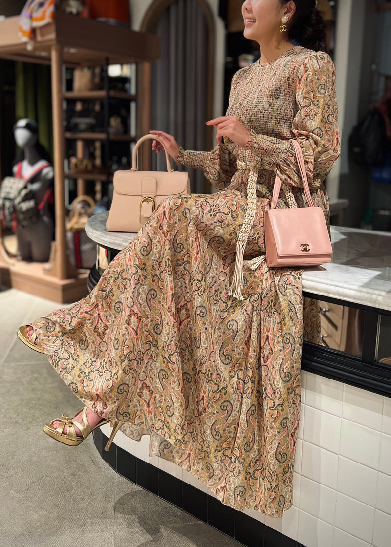 CHANEL PINK VINTAGE HANDBAG