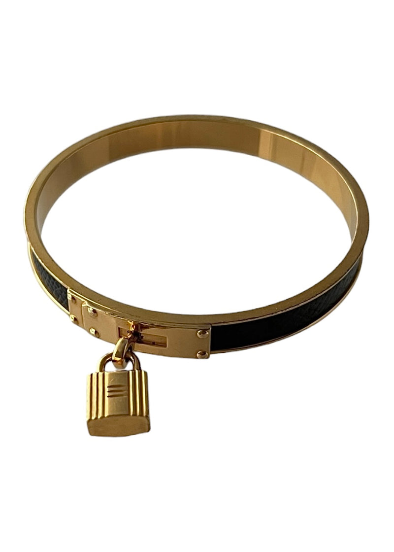 VINTAGE HERMES KELLY LOCK  BANGLE