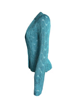 MISSONI BLUE GLITTER EFFECT JACKET 42