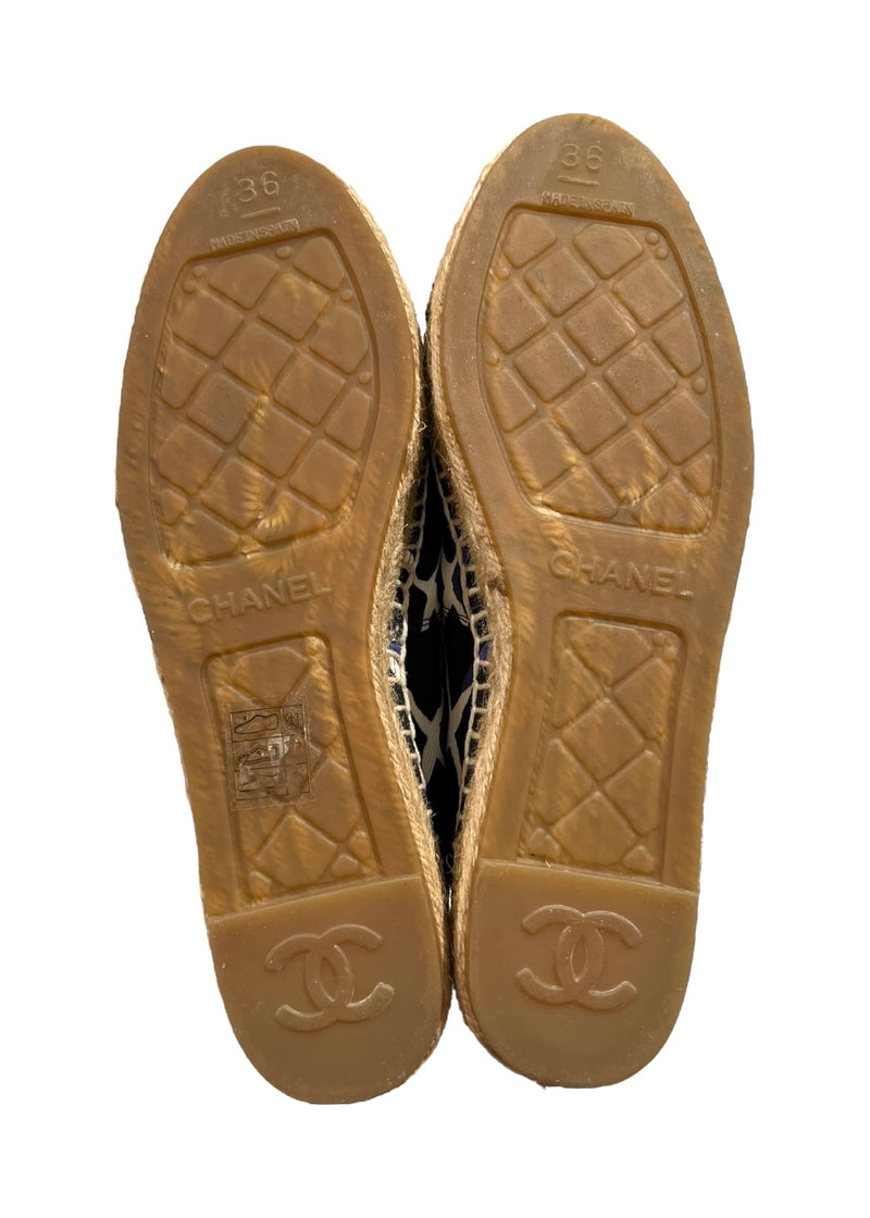 CHANEL CANVAS ESPRILLES 36