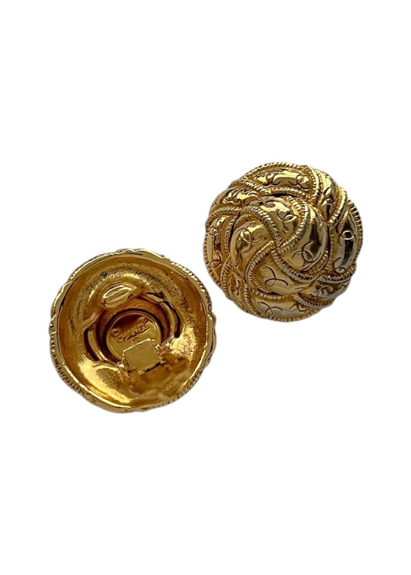 CHANEL VINTAGE CLIP EARRINGS