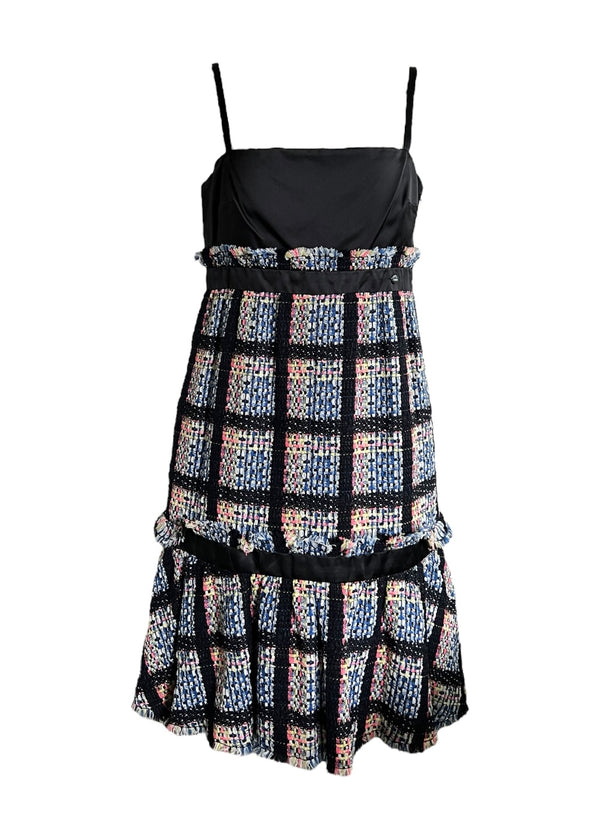 CHANEL TWEED DRESS 40