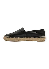CHANEL BLACK ESPADRILLES 38