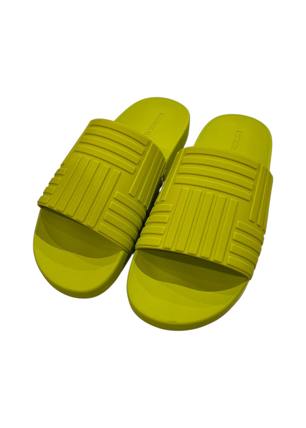 BOTTEGA VENETA RUBBER SLIDES SANDALS 41