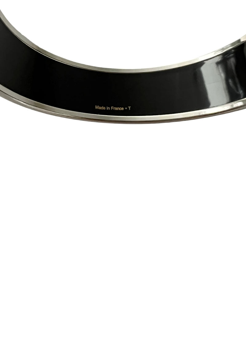 HERMES VINTAGE RED ENAMEL BANGLE