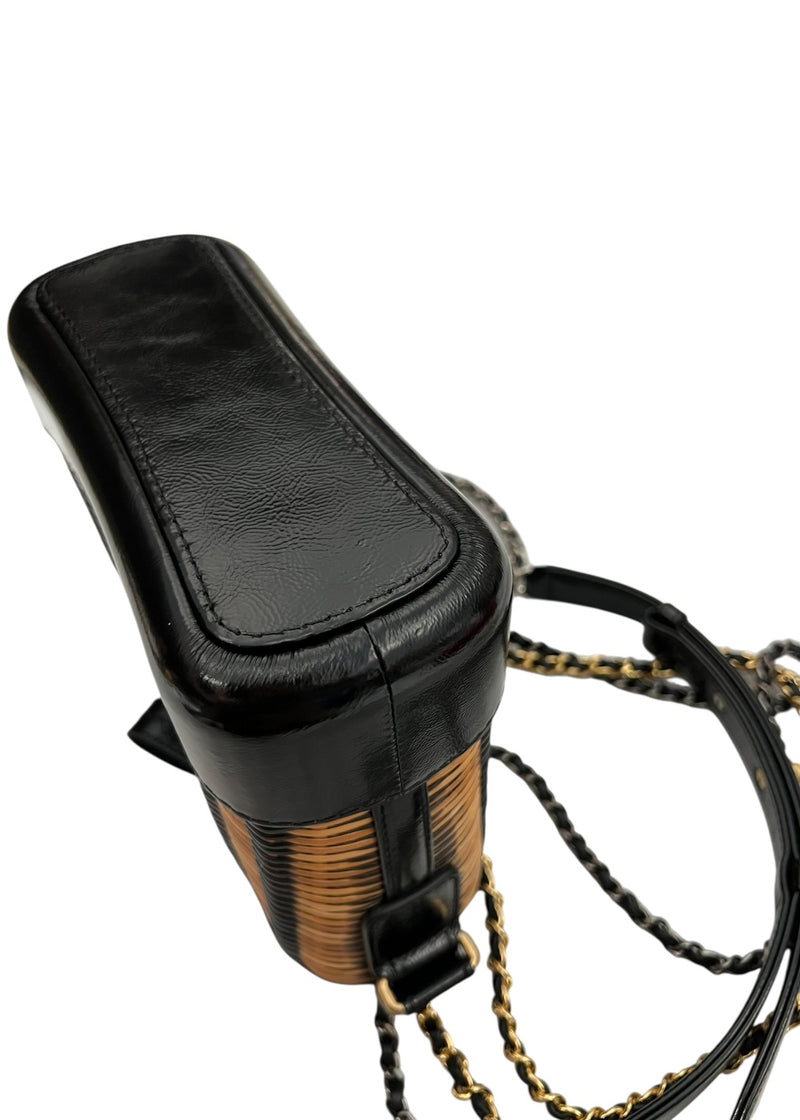 CHANEL GABRIELLE SMALL SHOULDER BAG RATTEN