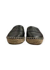 CHANEL BLACK ESPADRILLES 38