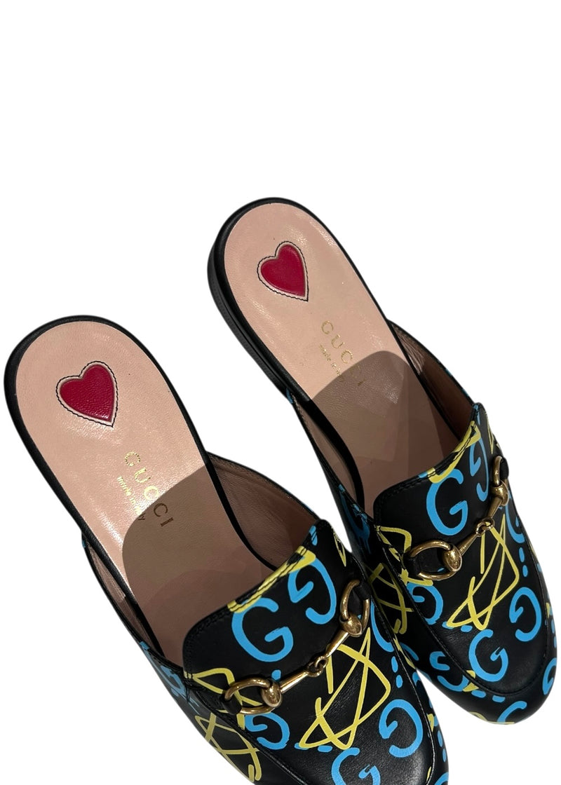 GUCCI GHOST PRINCETOWM SLIP-ON 37