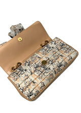 CHANEL COCO MADEMOISELLE SILK AND LAMBSKIN SCARF FLAP BAG