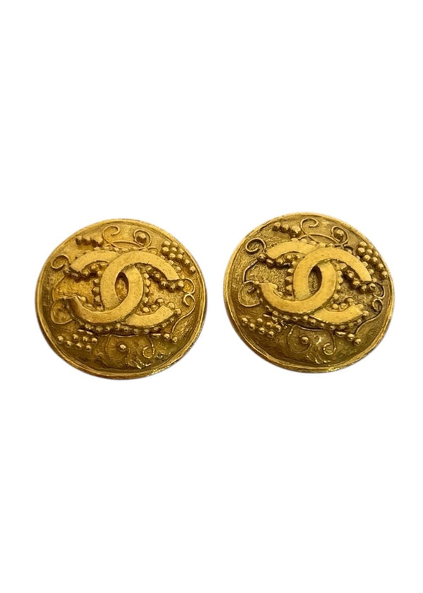 CHANEL VINTAGE CLIP EARRINGS