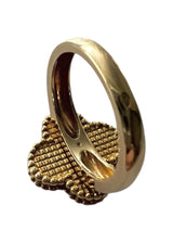 VAN CLEEF & ARPELS VINTAGE ALHAMRA 18K RING 48