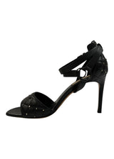 VALENTINO ROCKSTUD ANKLE STRAP SANDAL 37.5