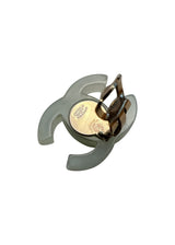 CHANEL RESIN VINTAGE CLIP EARRINGS