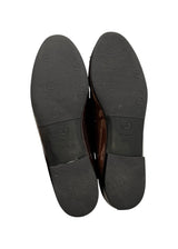 CHANEL BRONWN PATENT FLATS 37.5