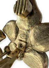 CHANEL GRIPOIX FLOWER EARRINGS