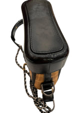 CHANEL GABRIELLE SMALL SHOULDER BAG RATTEN