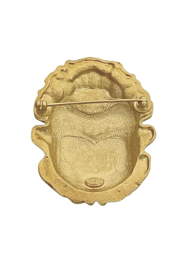CHANEL EGYPT SCARAB  BROOCH