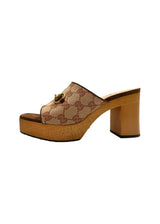 GUCCI GG CANVAS SANDALS 36