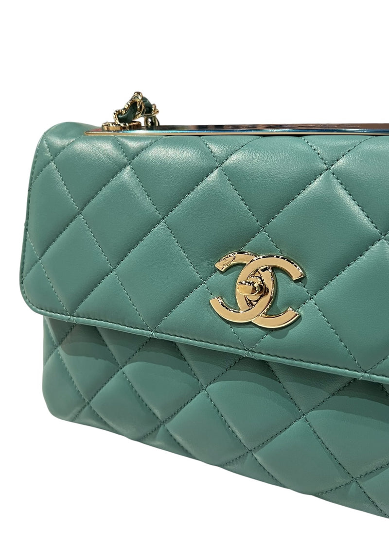 CHANEL LAMBSKIN MEDIUM TRENDY CC FLAP