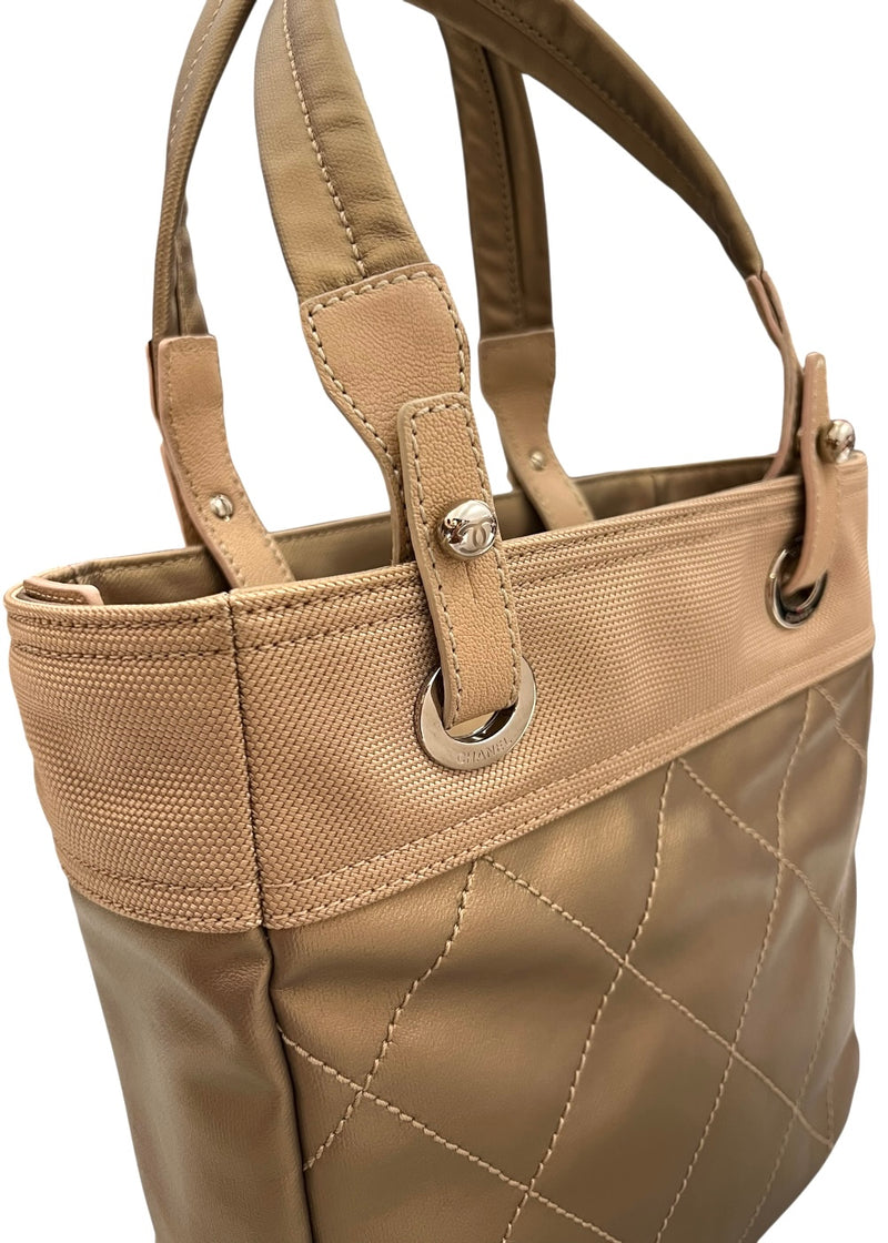 CHANEL BIARRITZ GOLD TOTE BAG