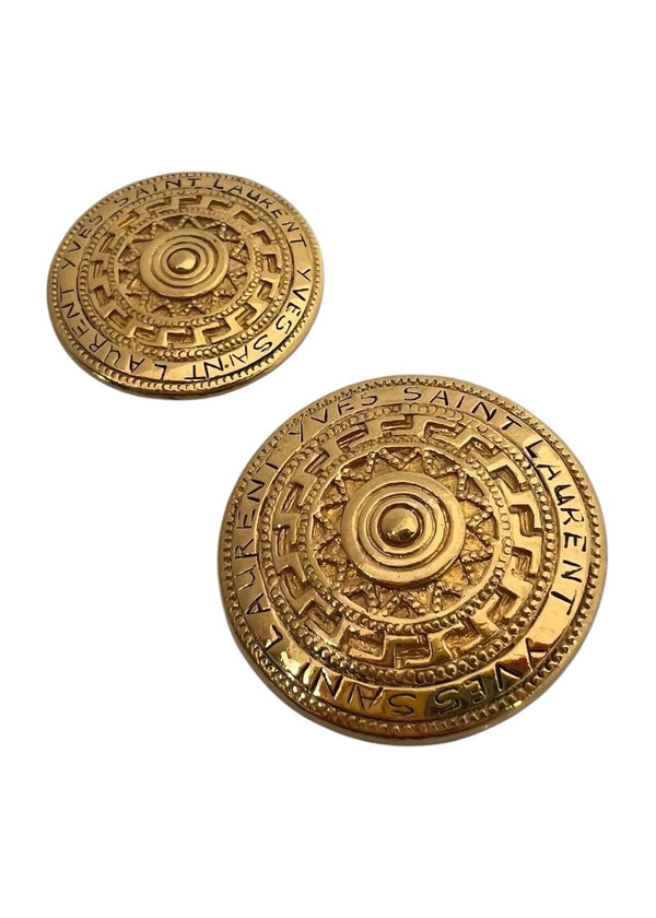 YSL VINTAGE CLIP EARRINGS