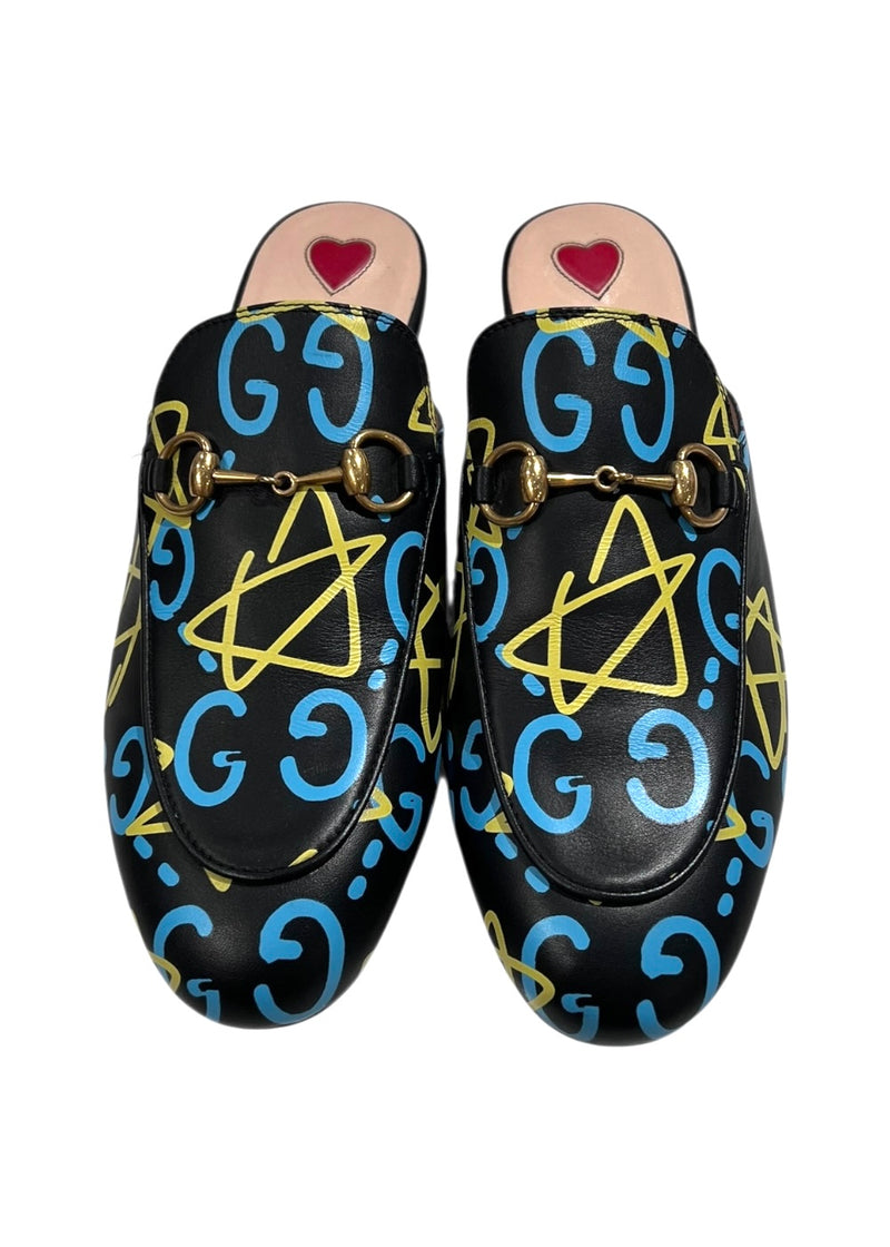 GUCCI GHOST PRINCETOWM SLIP-ON 37