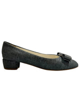 FERRAGAMO DENIM BALLERINA 36