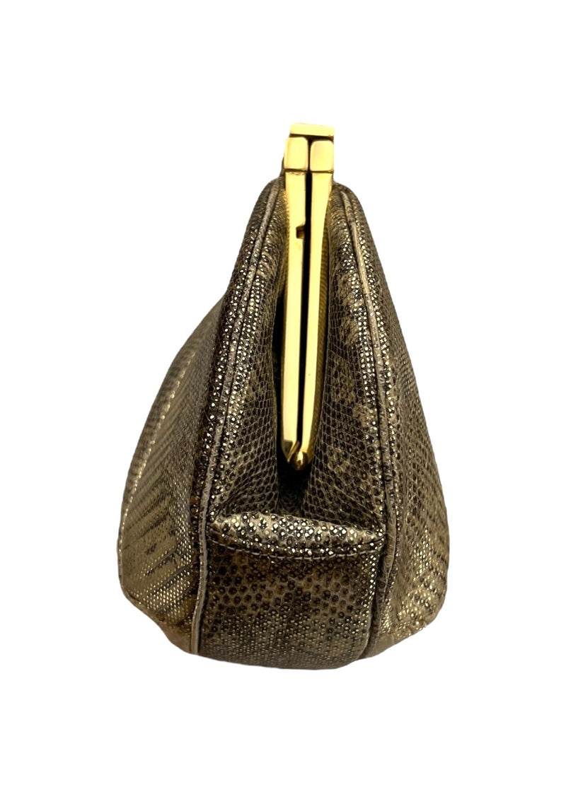 JUDITH LEIBER LIZARD EVENING BAG
