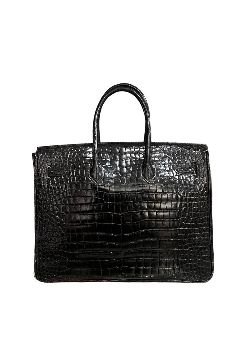 HERMES BIRKIN 35 CROCODILE BLACK