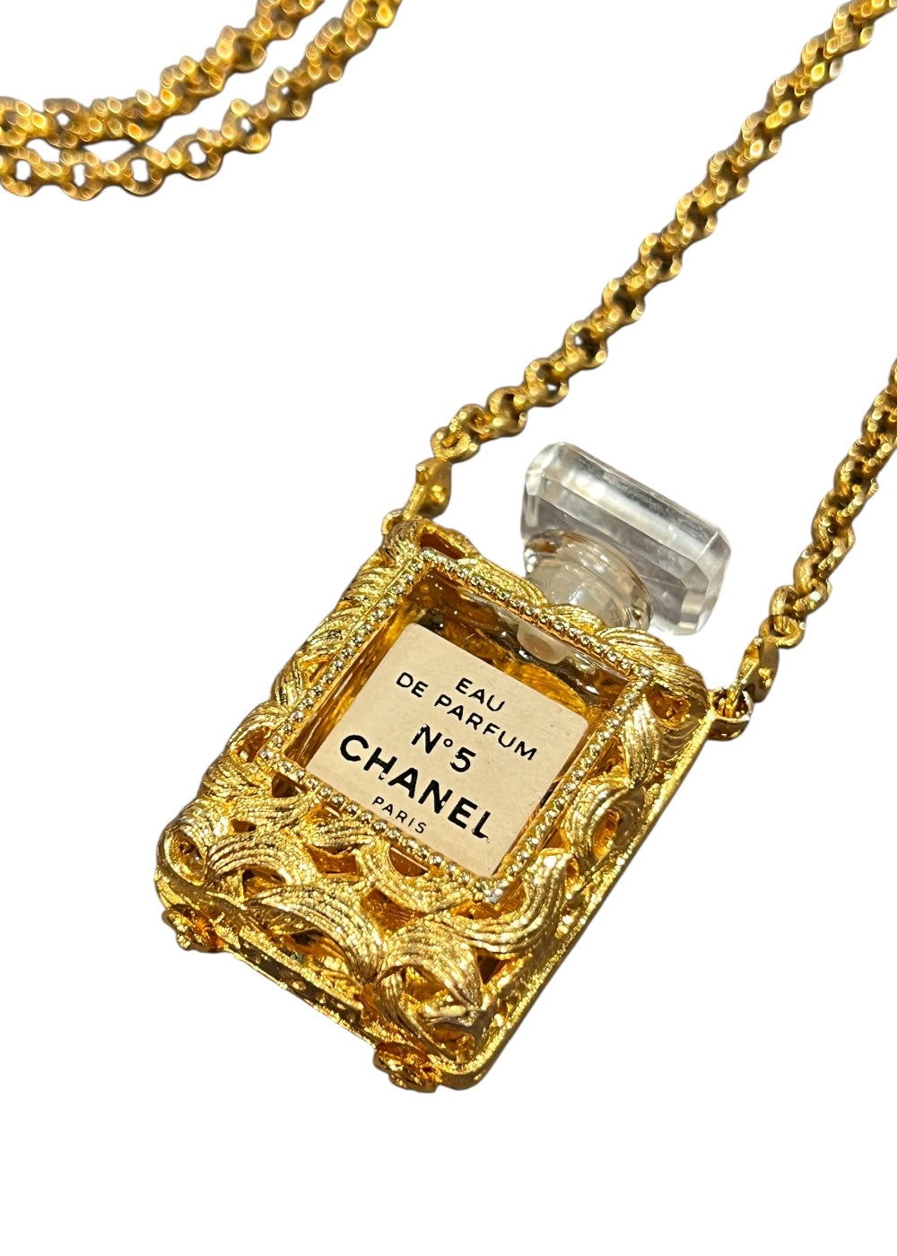CHANEL VINTAGE Nº5 PERFUME NECKLACE – The Vintage Store