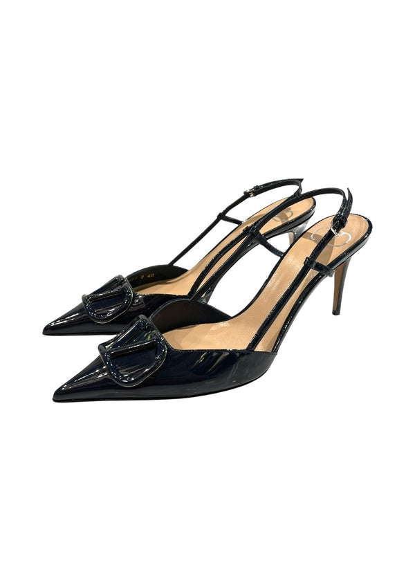 VALENTINI VLOGO PATENT SLINGBACK 40