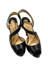 CHRISTIAN LOUBOUTIN VIVEKA LEATHER HEELS 36.5