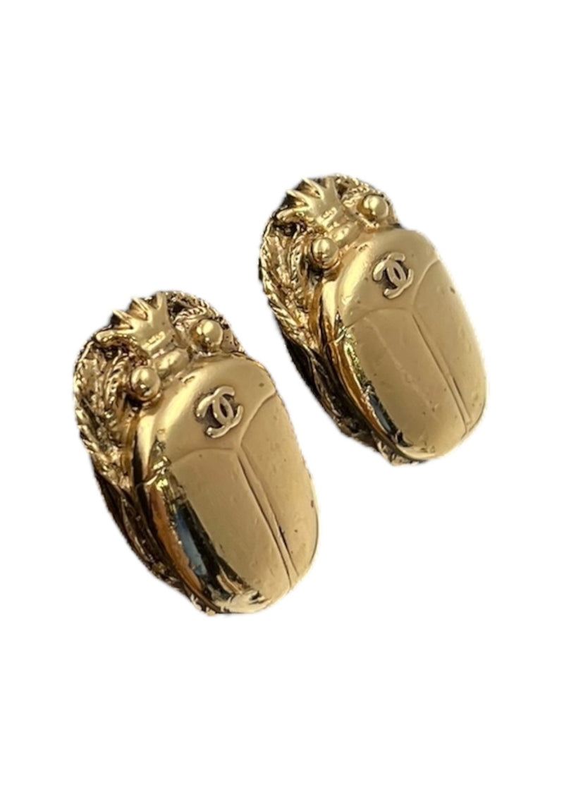 CHANEL PARIS NEW YORK EGYPT METIERS D'ART EARRINGS