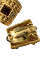 GIVENCHY VINTAGE WITH GRIPOIX EARRINGS