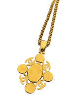 CHANEL BLUE STONE VINTAGE NECKLACE