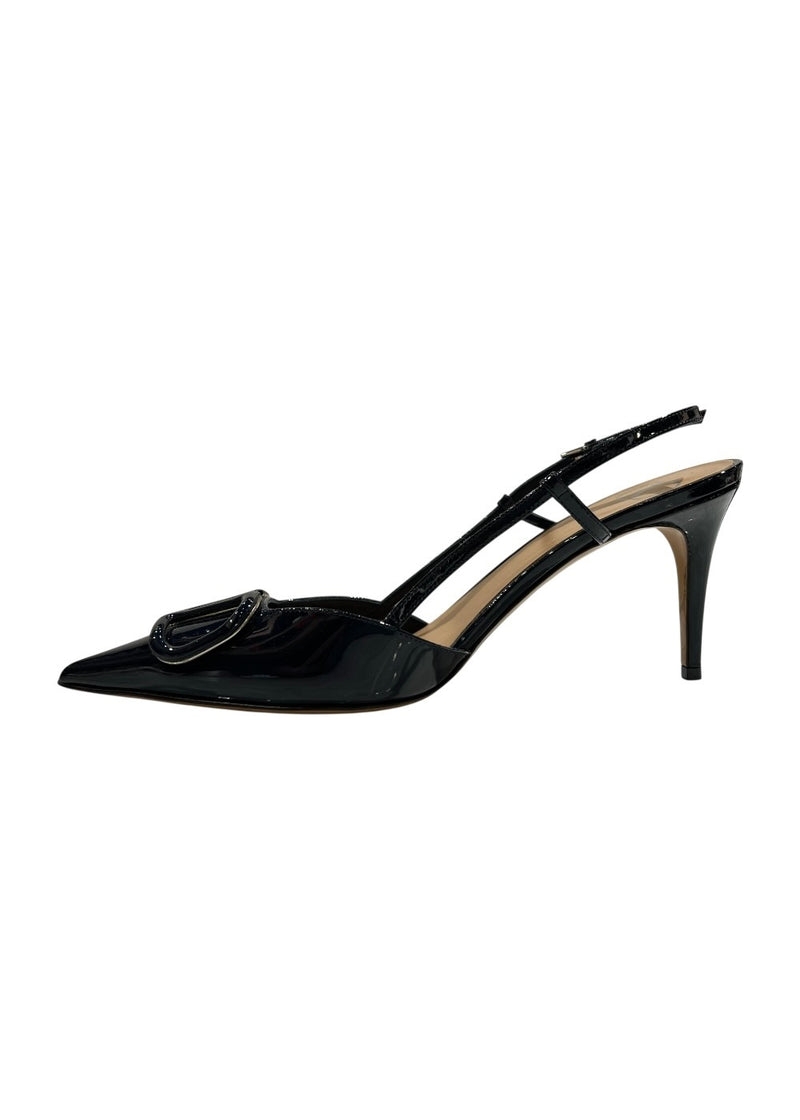 VALENTINI VLOGO PATENT SLINGBACK 40