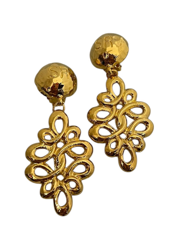SONIA RYKIEL VINTAGE CLIP EARRINGS