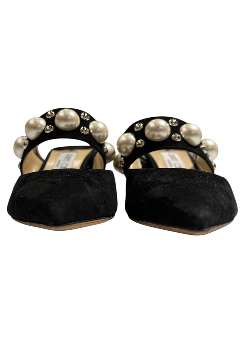 JIMMY CHOO SUEDE SLING BACK 36.5