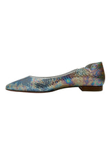 CHRISTIAN LOUBOUTIN METALLIC FLATS 37.5